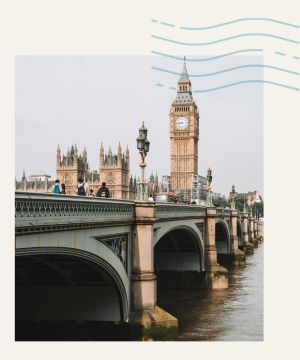 Westminster Bridge and Beg Ben, London