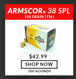 Armscor - 38 Special - 158 Grain - FMJ - 100 Rounds