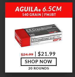 Aguila – 6.5 Creedmoor – 140 Grain – FMJBT – 20 Rounds