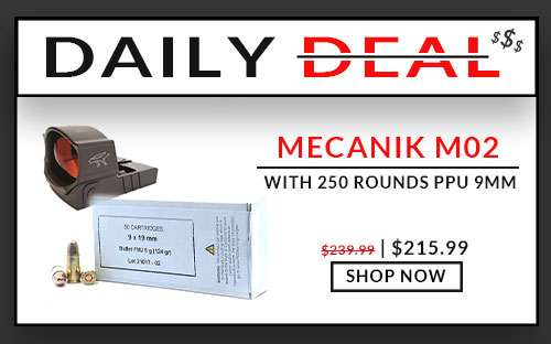FREE 250 Rounds PPU-9mm-124-Grain with Mecanik-M02