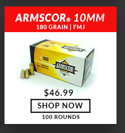 Armscor - 10mm - 180 Grain - FMJ - 100 Rounds