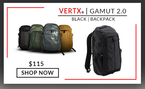 Vertx - Gamut 2.0 - Black - Backpack