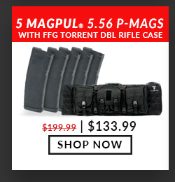 5 Magpul PMAGS - with - Full Forge Gear - Torrent Double Rifle Case - Black