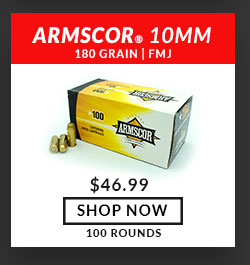 Armscor - 10mm - 180 Grain - FMJ - 100 Rounds