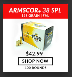 Armscor - 38 Special - 158 Grain - FMJ - 100 Rounds