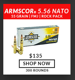 Armscor - Rock Pack - 5.56x45mm - 55 Grain - FMJ - 300 Rounds