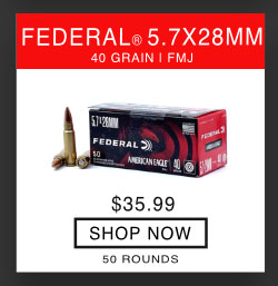 Federal - 5.7x28mm - 40 Grain - FMJ - 50 Rounds