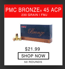 PMC – Bronze – 45 ACP – 230 Grain – FMJ – 50 Rounds