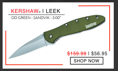 Kershaw - Leek - OD Green - Sandvik 14C28N - 3.00