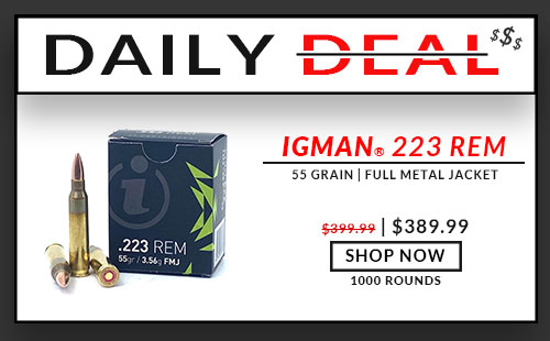 Igman - 223 Rem - 55 Grain - FMJ - 1000 Rounds