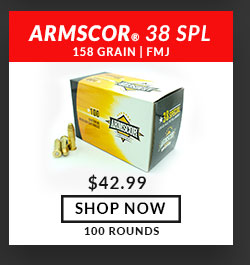 Armscor - 38 Special - 158 Grain - FMJ - 100 Rounds