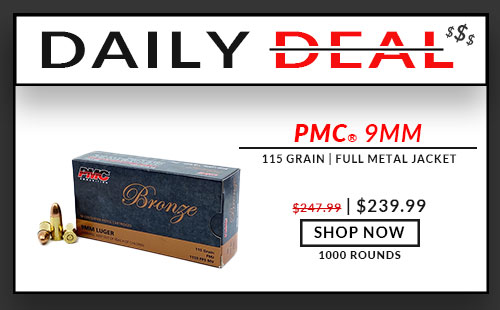PMC - Bronze - 9mm - 115 Grain - FMJ - 1000 Rounds