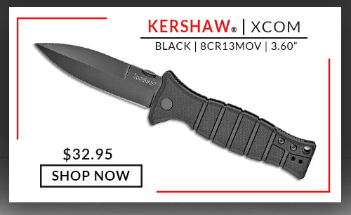 Kershaw - XCOM - Black GFN - Black - 8Cr13MoV - 3.60