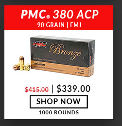 PMC - Bronze - 380 Auto - 90 Grain - FMJ - 50 Rounds