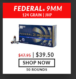 Federal - Premium LE HST - 9mm - 124 Grain - JHP - 50 Rounds