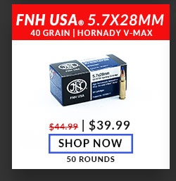 FNH USA - SS197SR - 5.7x28mm - 40 Grain  - Hornady V-MAX - 50 Rounds