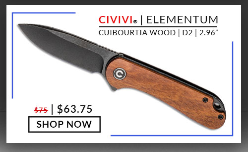 CIVIVI - Elementum - Cuibourtia Wood - D2 - 2.96