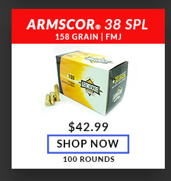 Armscor - 38 Special - 158 Grain - FMJ - 100 Rounds