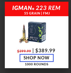 Igman - 223 Rem - 55 Grain - FMJ - 1000 Rounds