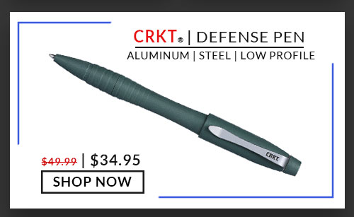 CRKT - Green - Williams Defense Pen - Grivory