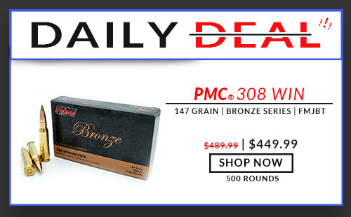 PMC - Bronze - 308 Win - 147 Grain - FMJBT - 500 Rounds