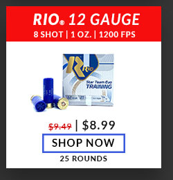 Rio Star - Team Training 28 Light - 12 Gauge - #8 Shot - 2-3/4 - 1oz. - 1200 FPS - 25 Rounds