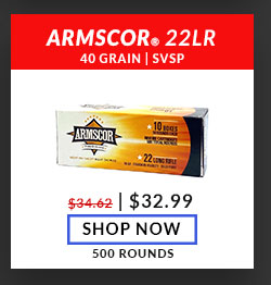 Armscor - 22 Long Rifle - 40 Grain - SVSP - 500 Rounds