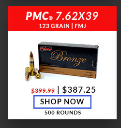 PMC - Bronze - 7.62x39 - 123 Grain - FMJ - 500 Rounds