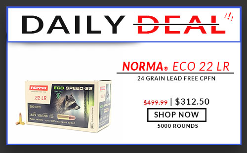 Norma - ECO Speed Lead-Free - 22 Long Rifle - 24 Grain - CPFN - 5000 Rounds