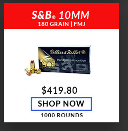 Sellier & Bellot - 10mm Auto - 180 Grain - FMJ - 1,000 Rounds