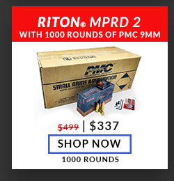 Riton Optics MPRD 2 with - PMC - 9mm - 115 Grain - FMJ - 1,000 Rounds