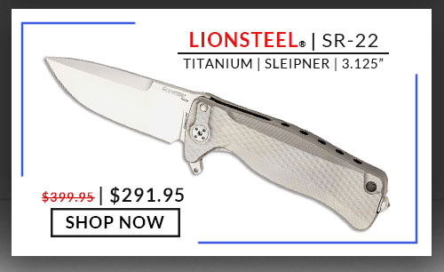 LionSteel - SR-22 - Gray - Titanium - Sleipner - 3.125