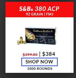 Sellier & Bellot - 380 Auto - 92 Grain - FMJ - 1,000 Rounds