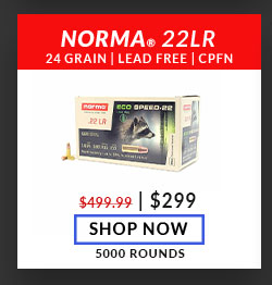 Norma - ECO Speed Lead-Free - 22 Long Rifle - 24 Grain - CPFN - 5000 Rounds