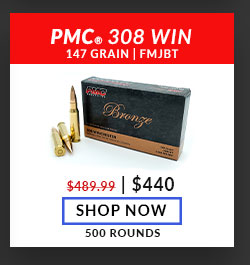 PMC - Bronze - 308 Win - 147 Grain - FMJBT - 500 Rounds