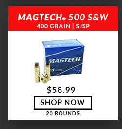 Magtech - 500 S&W - 400 Grain - SJSP - 20 Rounds