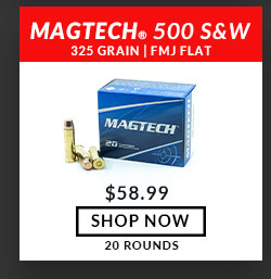 Magtech - 500 S&W - FMJ - Flat - 325 Grain - 20 Rounds