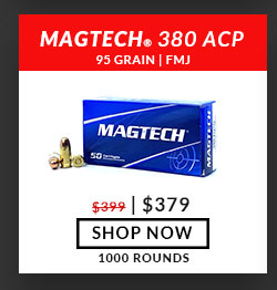 Magtech - 380 Auto - 95 Grain - FMJ - 1,000 Rounds