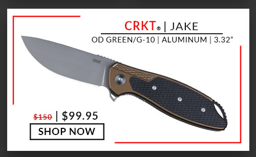 CRKT - Jake - OD Green - G-10/Aluminum - 12C27 - 3.32