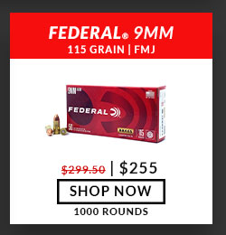 Federal - Champion Training - 9mm - 115 Grain - FMJ - 1000 Rounds