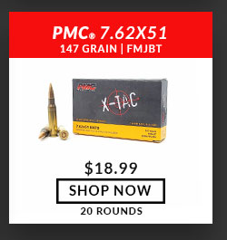 PMC - X-TAC - 7.62x51 - 147 Grain - FMJBT - 20 Rounds
