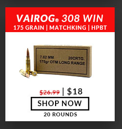 Vairog - 308 Win - 175 Grain - Sierra Match King - HPBT - 20 Rounds