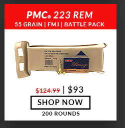 PMC - Bronze - 223 Rem - 55 Grain - FMJ - Battle Pack - 200 Rounds
