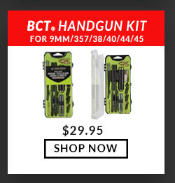 Breakthrough Clean Technologies - Vision Series - Handgun Cleaning Kit - 9mm/357/38/40/44/45