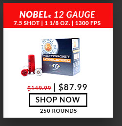 Nobel Sport - Target Nobel Speed - 12 Gauge - #7.5 Shot - 1-1/8 oz. - 1300 FPS - 250 Rounds