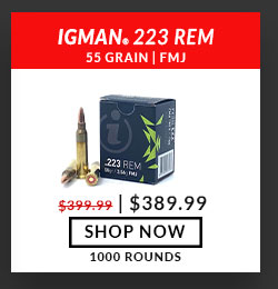 Igman - 223 Rem - 55 Grain - FMJ - 1000 Rounds