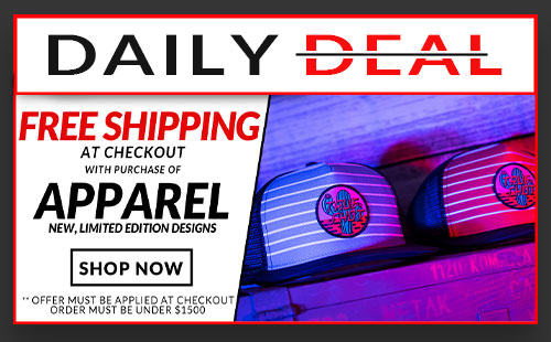 Free Shipping with Apparel