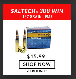 Saltech Swiss Range - 308 Win - 147 Grain - FMJ - 20 Rounds