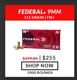 Federal - Champion Training - 9mm - 115 Grain - FMJ - 1000 Rounds