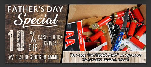 True Shot Fathers Day, 10% OFF w/ Shotgun Ammo Promo